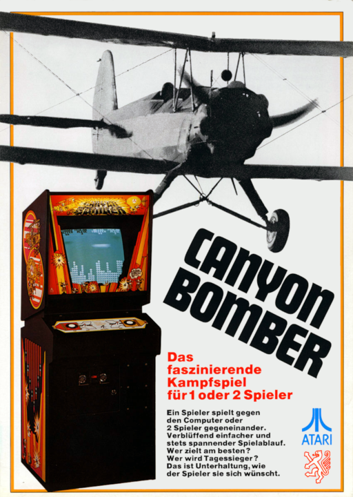 Canyon Bomber (prototype) [No sound] Arcade Game Cover